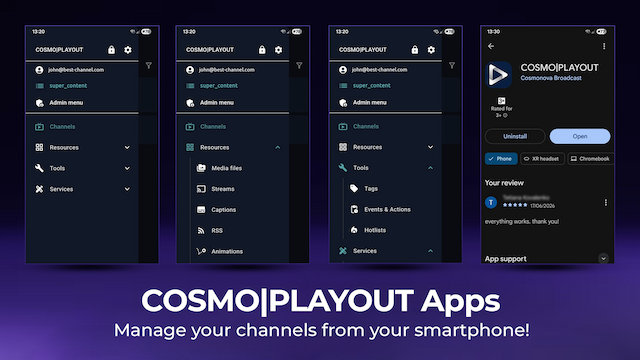 COSMO | PLAYOUT Mobile App Launched for iOS and Android - Photo