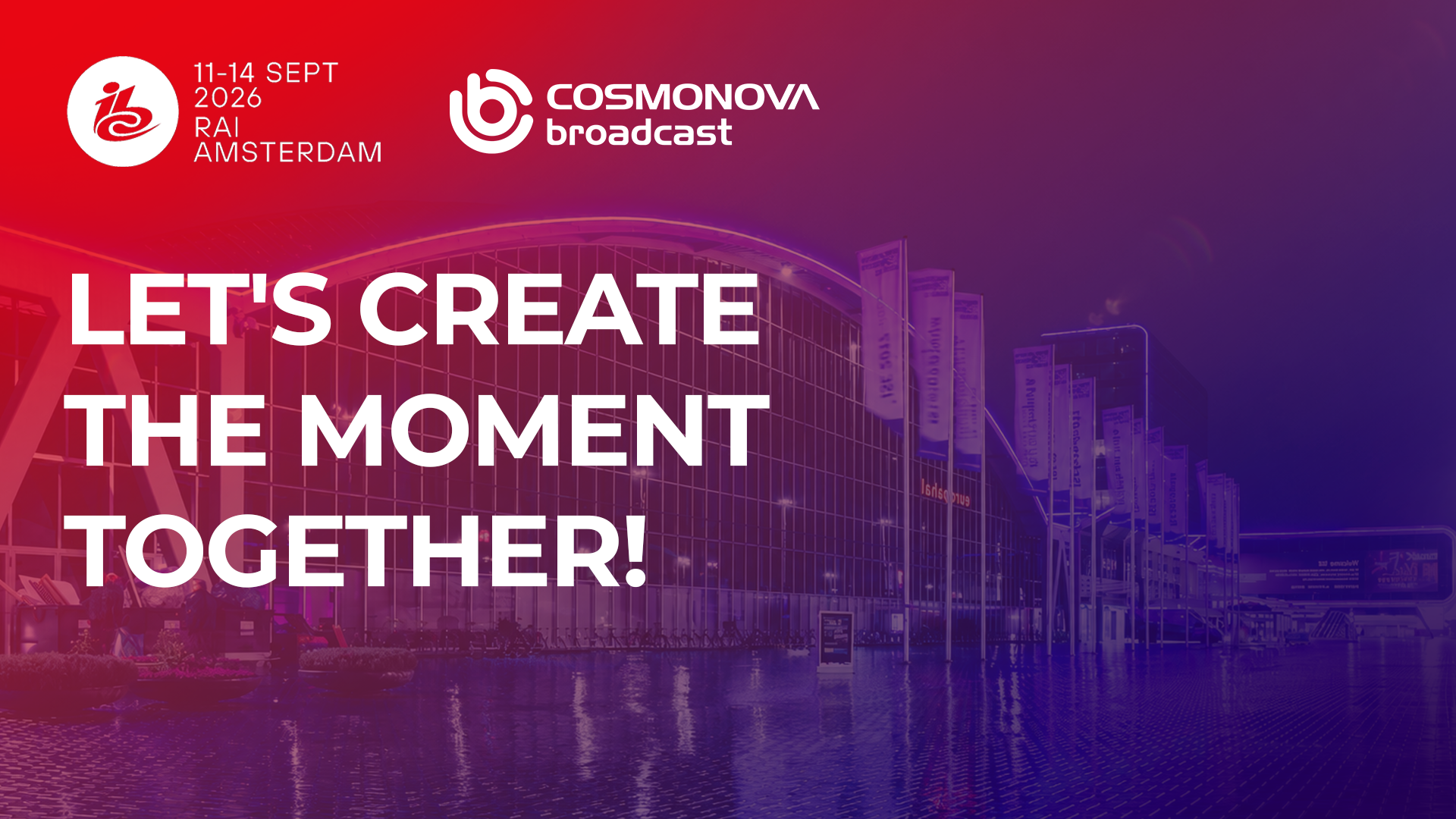 COSMO | PLAYOUT App and Live Clipping at IBC 2026 - Photo COSMO | PLAYOUT App and Live Clipping at IBC 2026 - Photo
