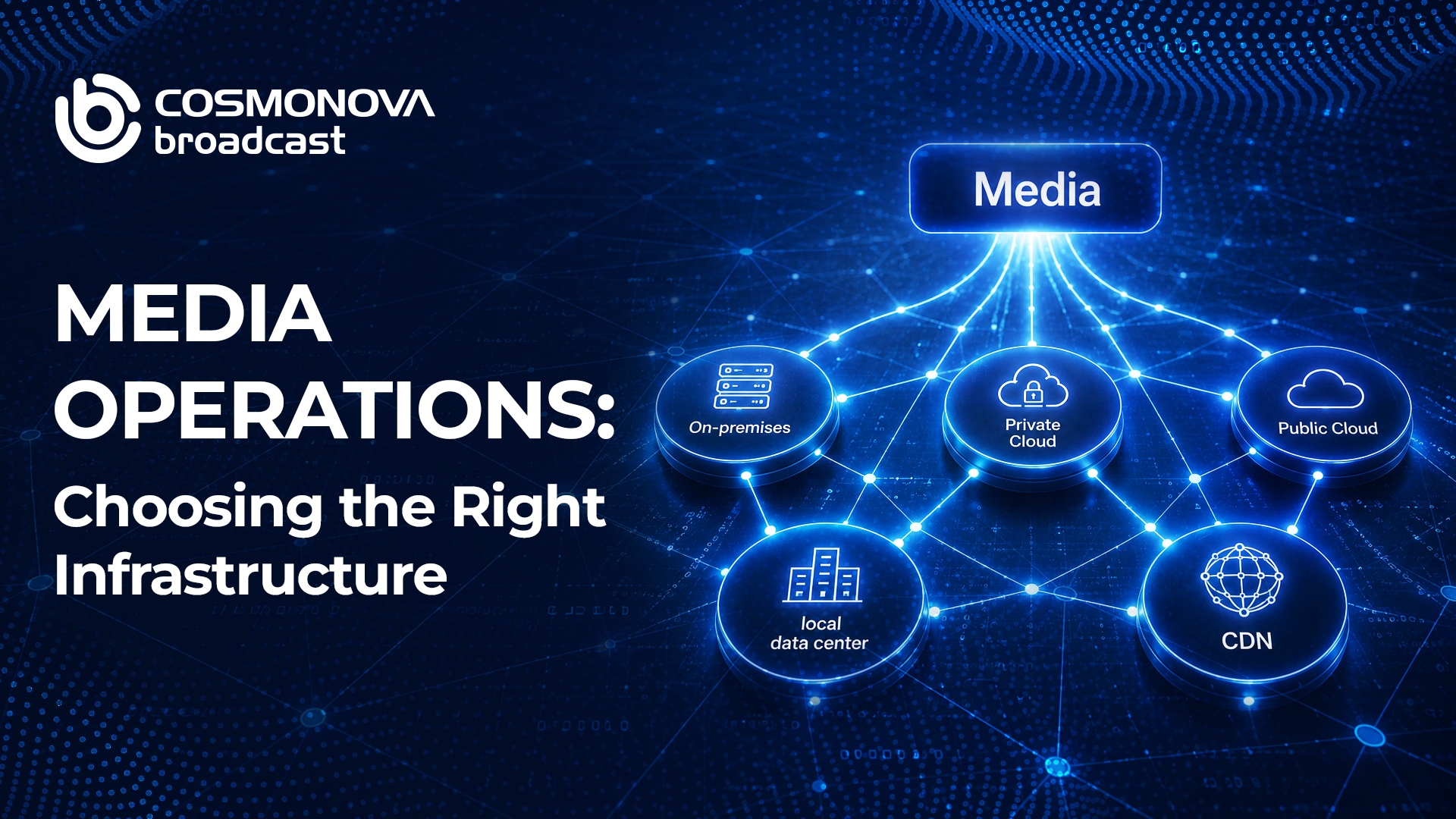 Media Infrastructure for Broadcast, OTT & Streaming - Photo Media Infrastructure for Broadcast, OTT & Streaming - Photo