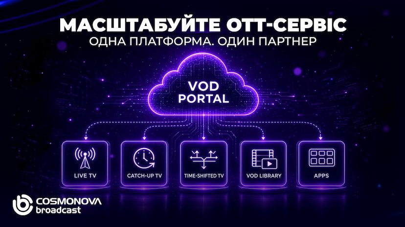 VOD Portal: масштабуйте OTT-сервіс на одній платформі - Фото VOD Portal: масштабуйте OTT-сервіс на одній платформі - Фото